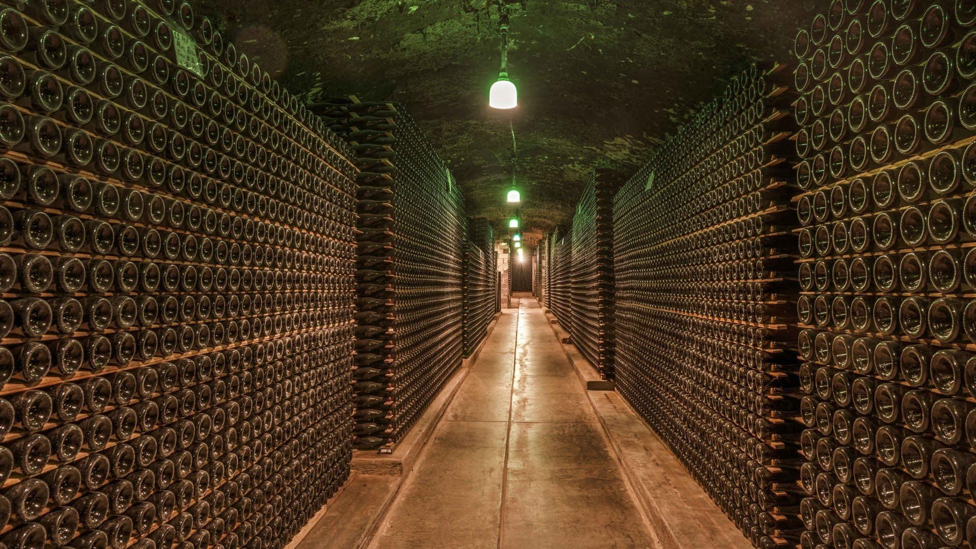 wine, Cellars, Bottles, Lights, Hallway, HDR, California, USA Wallpaper