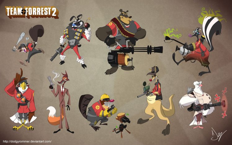 Sniper (TF2), Soldier (TF2), Demoman, Spy (TF2), Scout (TF2), Medic (TF2), Heavy (TF2), Engineer (TF2), Pyro (TF2) HD Wallpaper Desktop Background