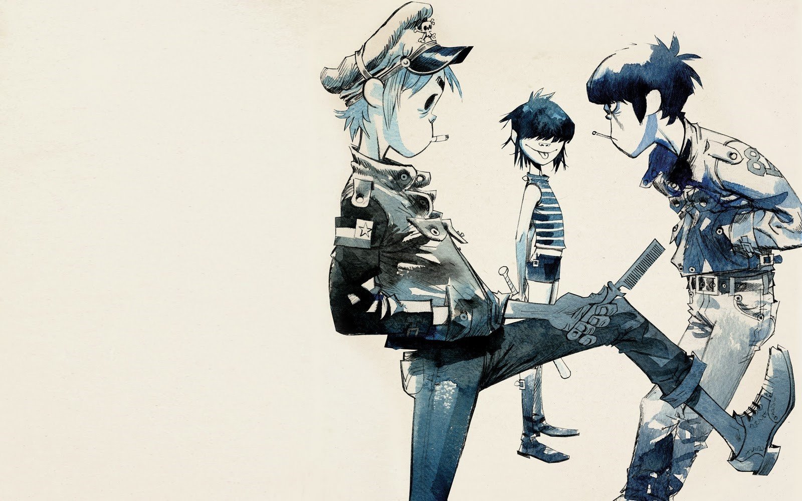 Gorillaz, Music Wallpaper