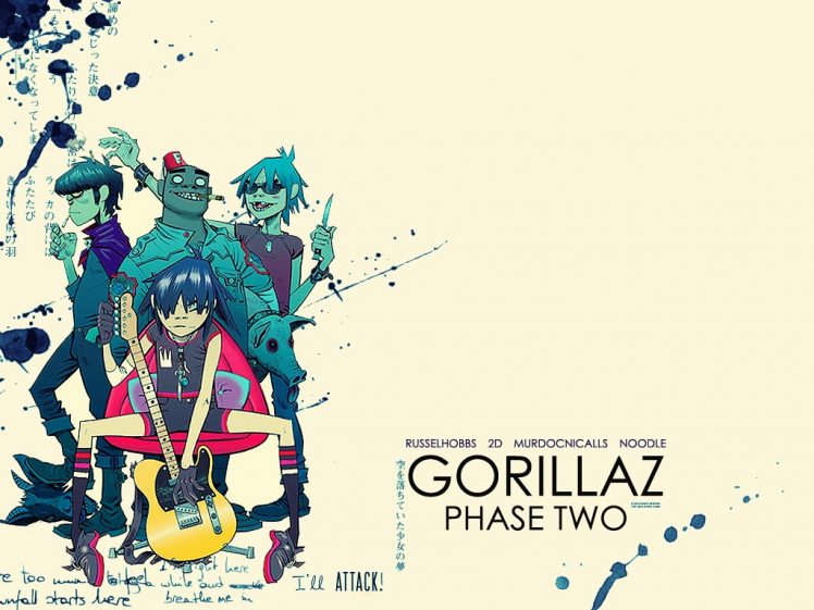 Gorillaz, Music HD Wallpaper Desktop Background