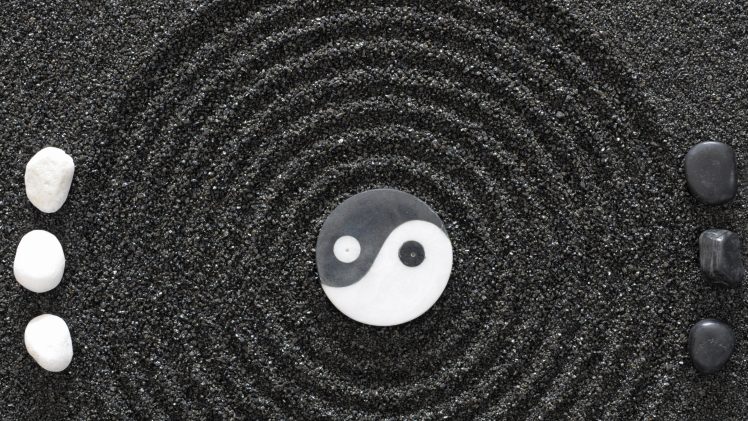 Yin and Yang, Stones HD Wallpaper Desktop Background