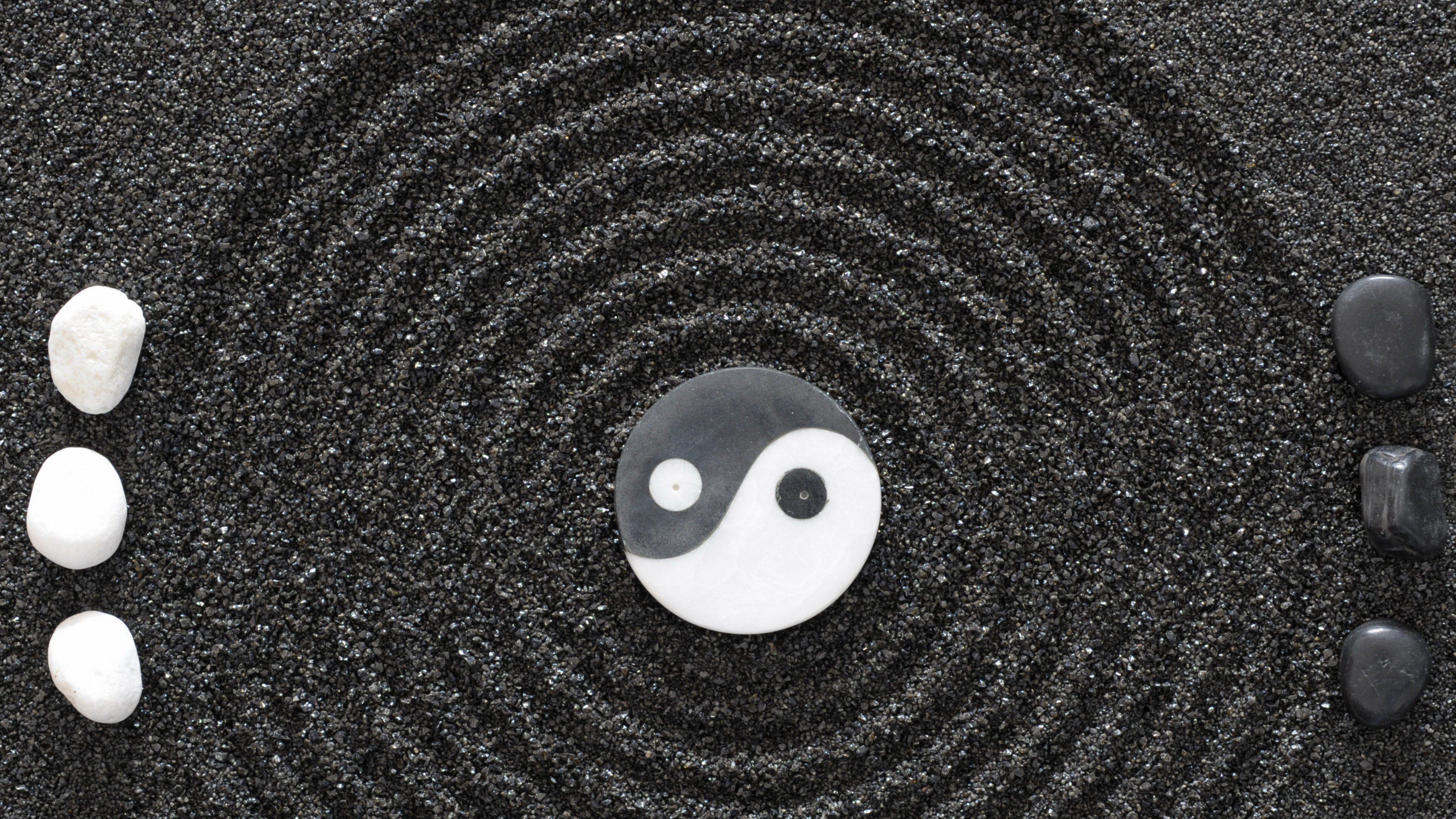 Yin and Yang, Stones Wallpaper