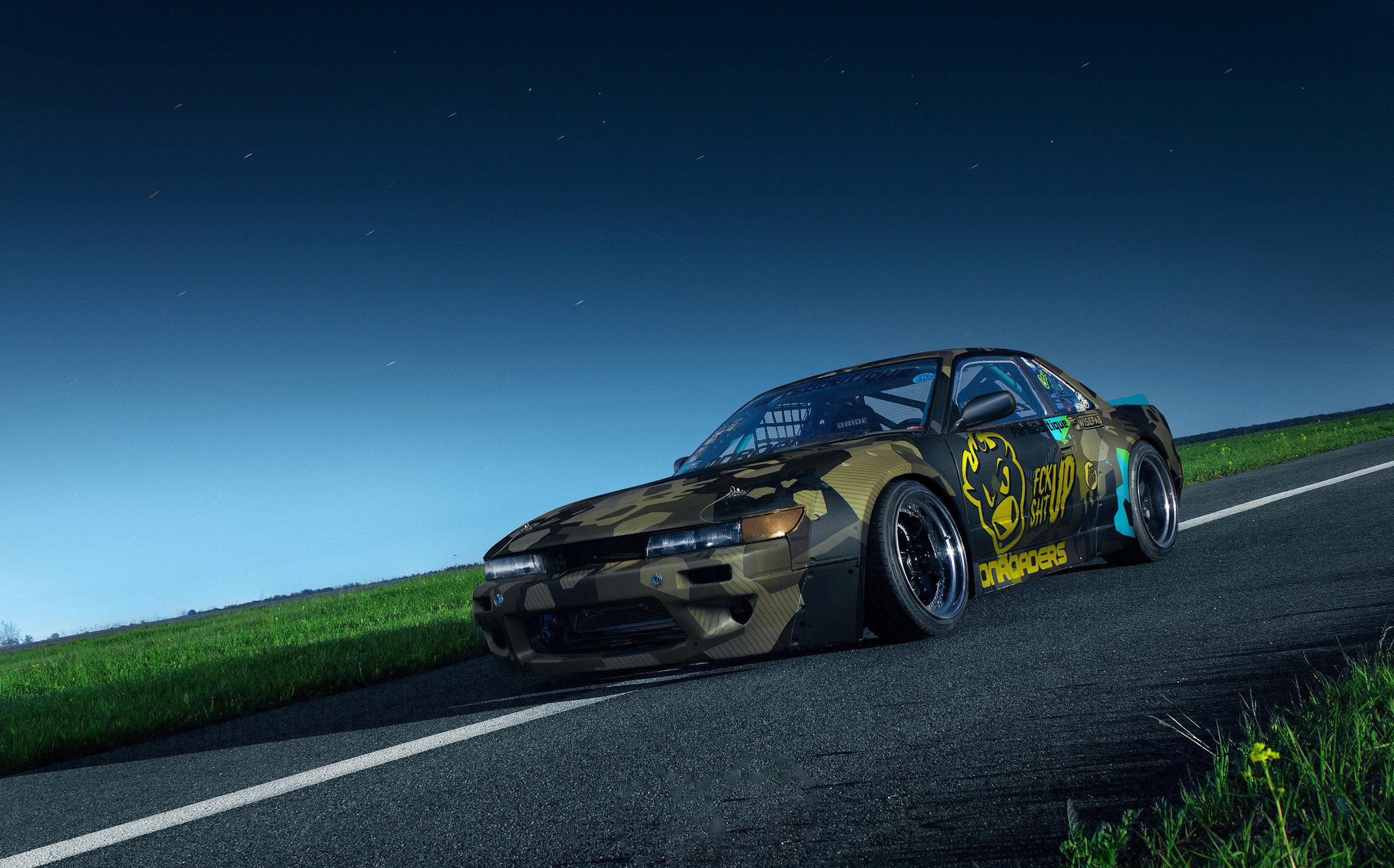Nissan, Nissan S13, Nissan silvia, Nissan Silvia S13, S13, Silvia S13, JDM, JDM Lifestyle, Japanese cars, Norway, Stance, Photography, Airport, Planes, Evening, Stars, Work Wheels, Japan Wallpaper