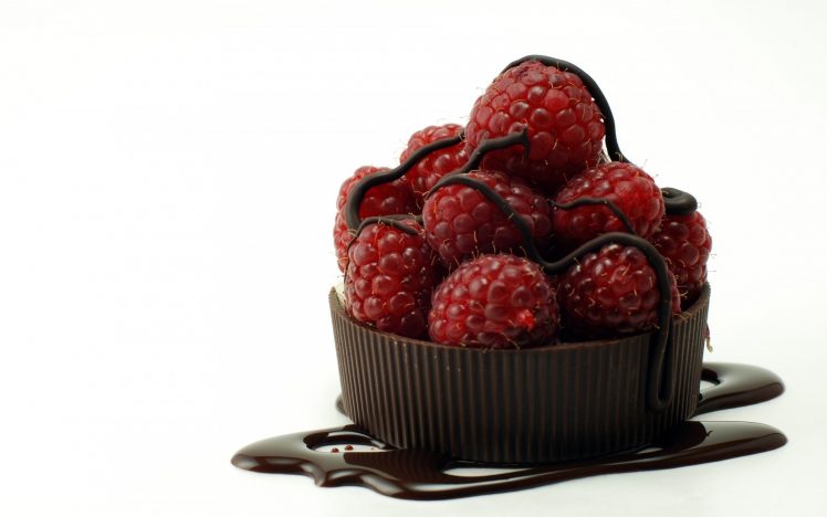 food, Raspberries, Fruit, Macro HD Wallpaper Desktop Background