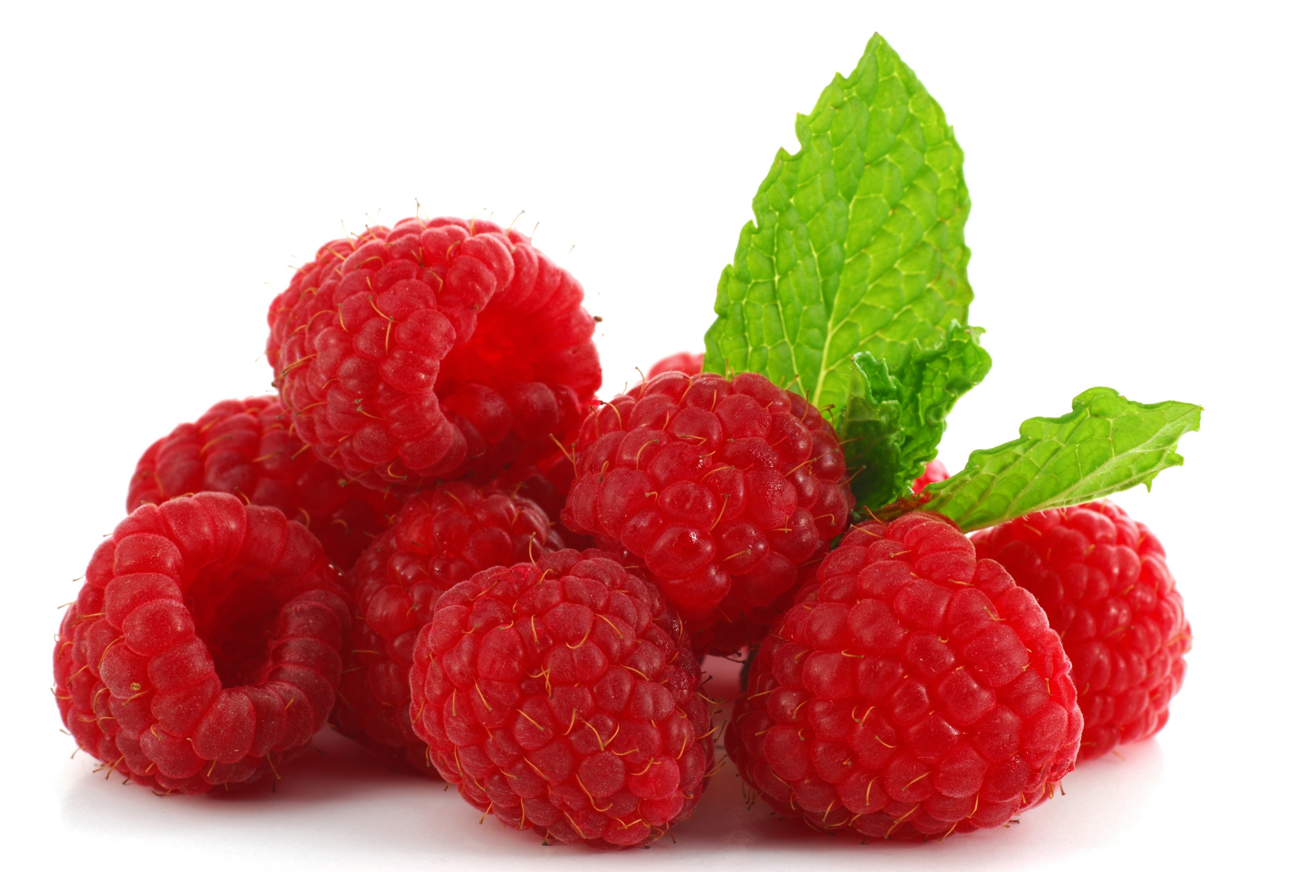 food, Raspberries, Fruit, Macro Wallpaper