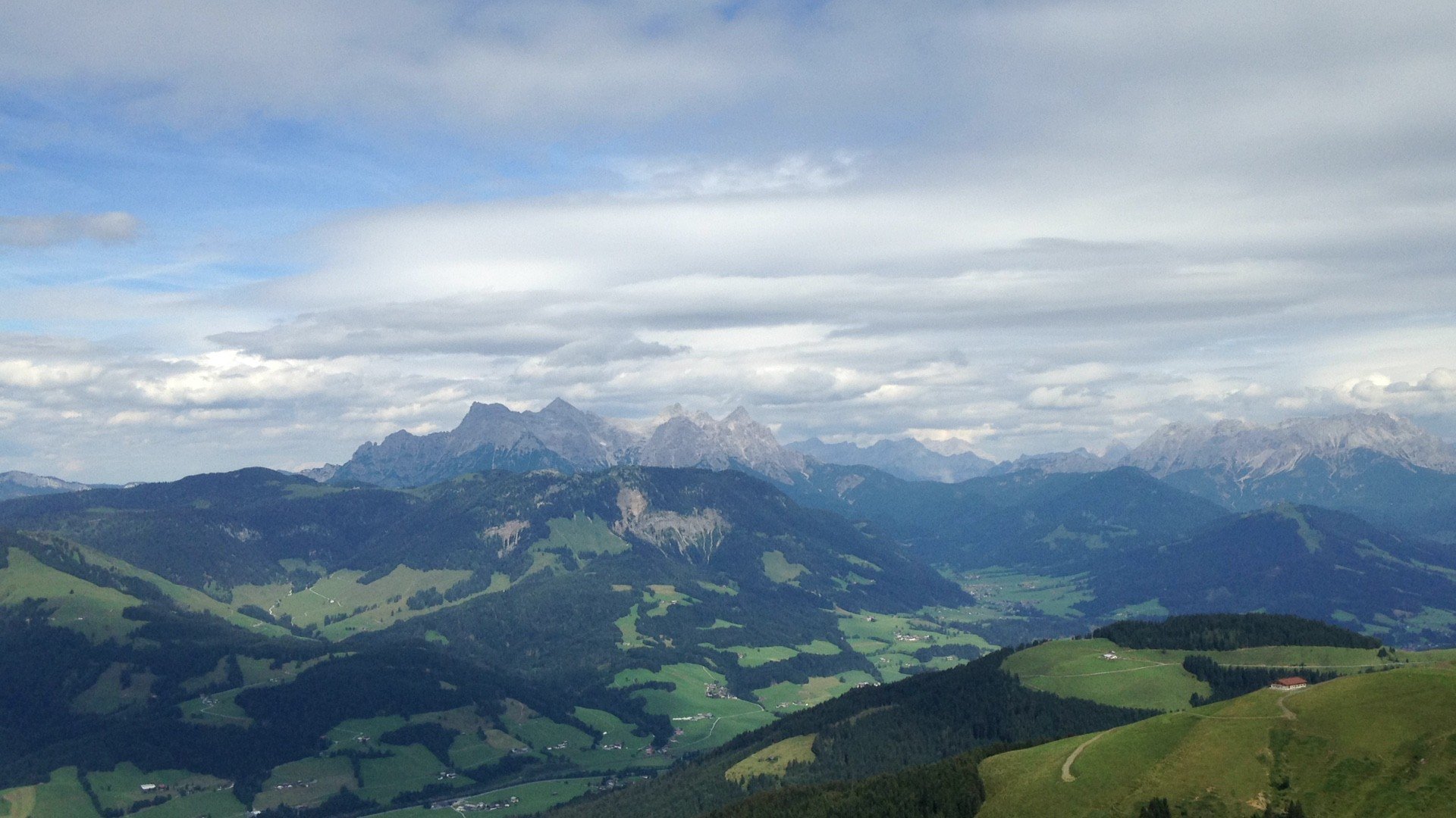 Austria, Tyrol, Mountains, St. Johann in Tirol Wallpaper