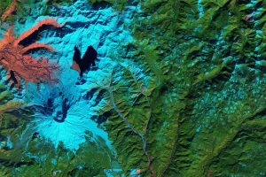 satellite imagery, Mount  St.  Helens