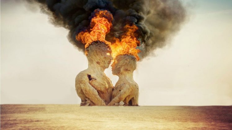 burning, Burning Man, Statue HD Wallpaper Desktop Background