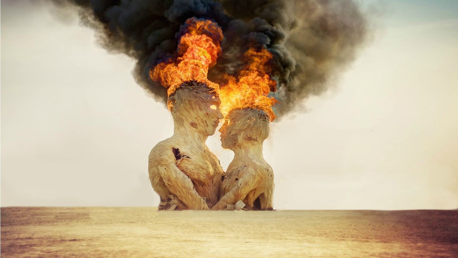 burning, Burning Man, Statue Wallpapers HD / Desktop and Mobile Backgrounds.