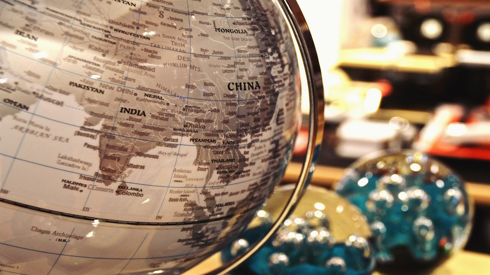 China, World map, Globes, Geography Wallpaper