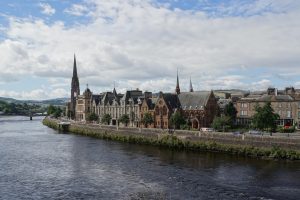 Perth, Scotland, River, Bridge, Cathedral, City