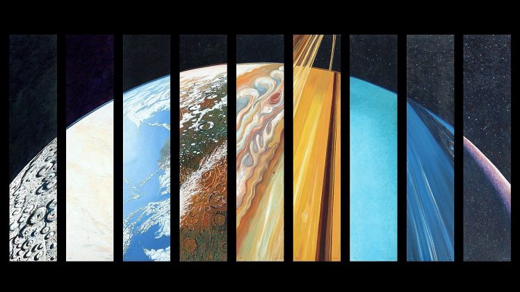 planet, Mercury, Venus, Earth, Mars, Jupiter, Saturn, Uranus, Neptune, Pluto HD Wallpaper Desktop Background