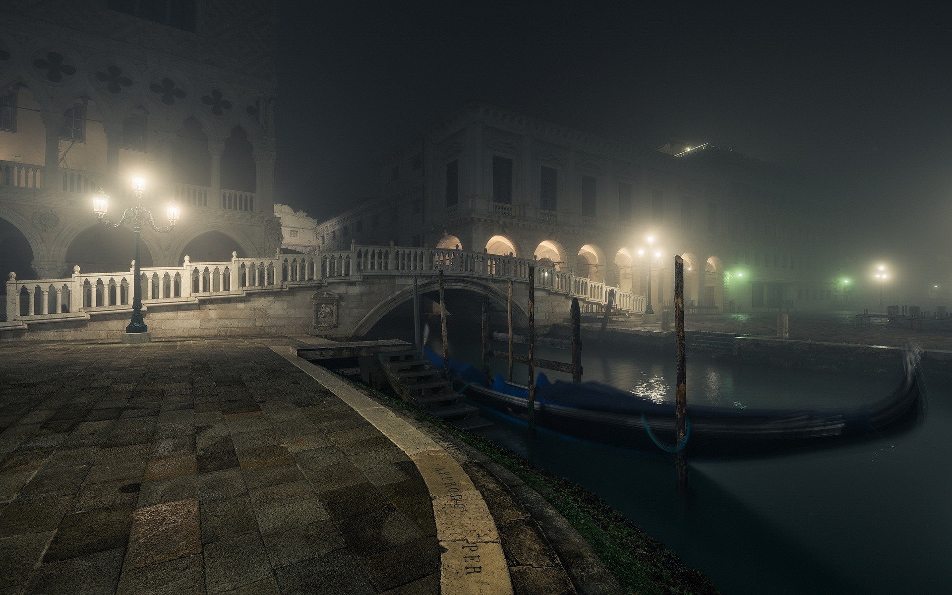Venice, Night Wallpaper