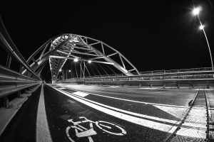 bridge, Architecture, Road