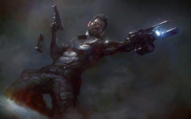 Adam Jensen, Video games, Deus Ex, Deus Ex: Mankind Divided HD Wallpaper Desktop Background