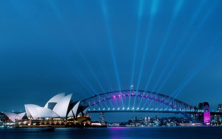 Australia, Sydney, Sydney Opera House, Architecture, Building, Water, Modern, Bridge HD Wallpaper Desktop Background