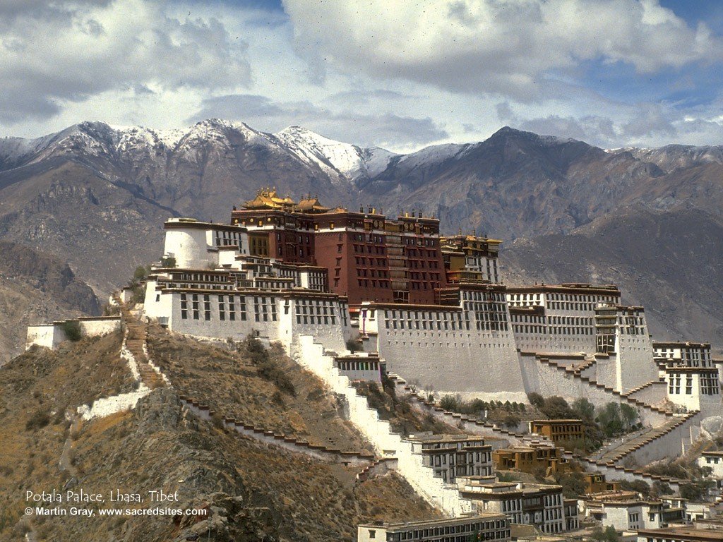 Asia, Architecture, Building, Ancient, Tibet, Palace, Potala Palace Wallpaper