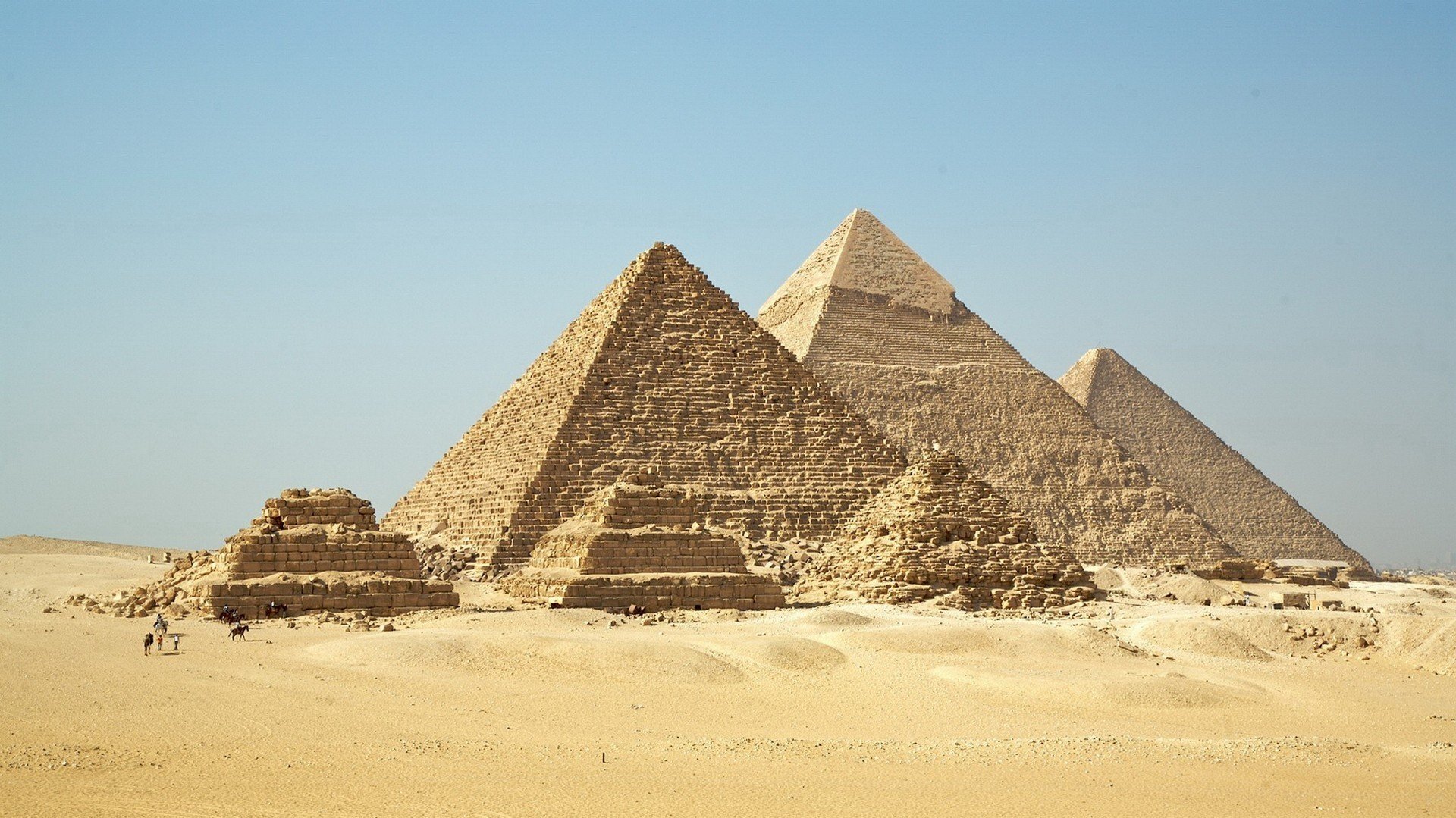 Africa, Egypt, Ancient, Architecture, Pyramids of Giza Wallpaper