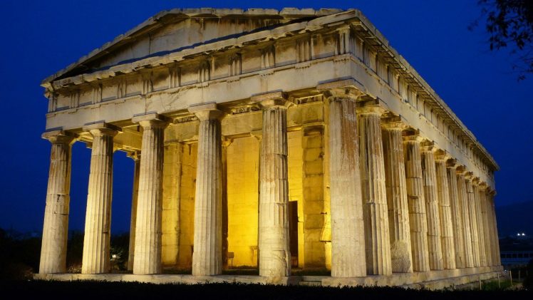 Greek, Architecture, Building, Greece, Ancient HD Wallpaper Desktop Background