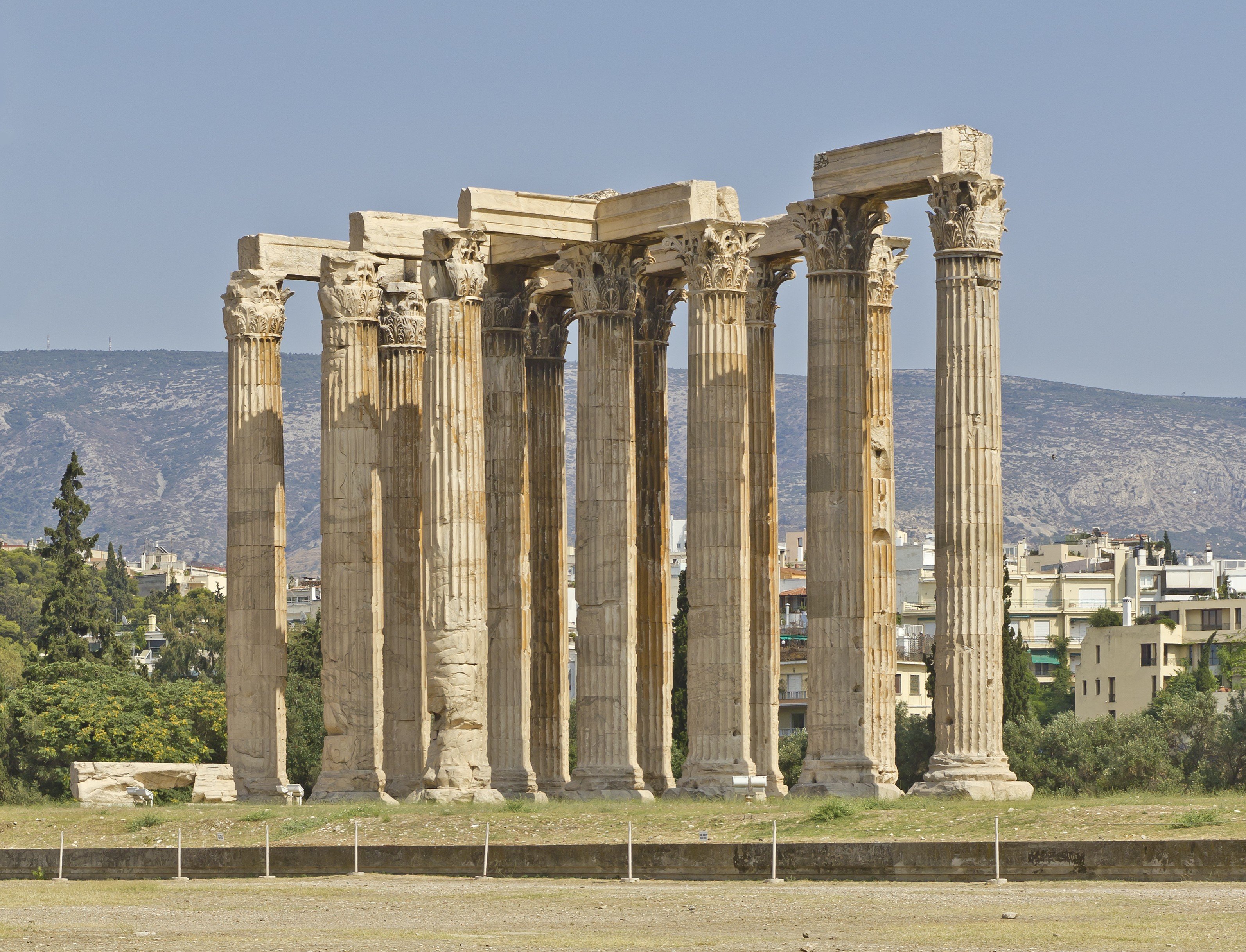 423392 Greek Architecture Building Greece Ancient Temple Of Olympian Zeus 
