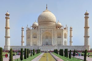 Indian, Architecture, Mausoleum, Building,  India, Taj Mahal, Ancient, Water, Trees