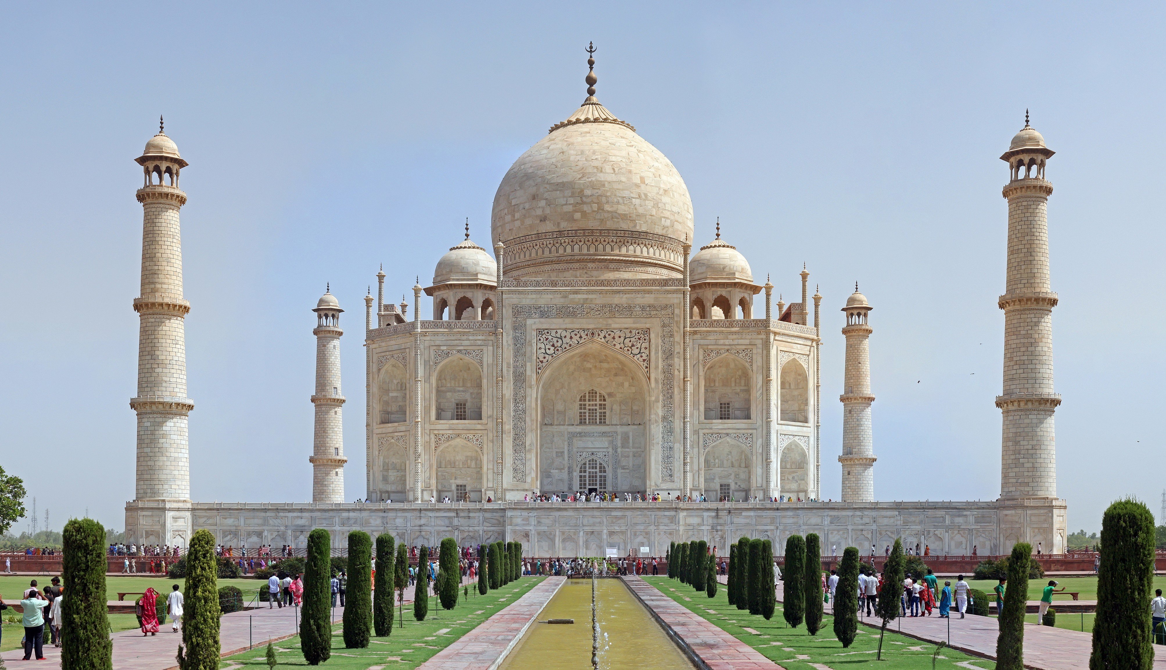 Indian Architecture Mausoleum Building India Taj Mahal Ancient 