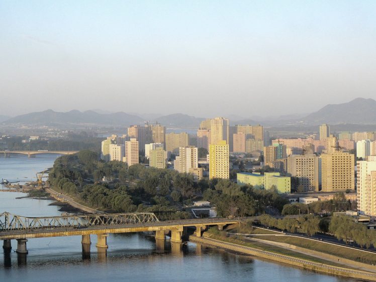 architecture, Building, DPRK, North Korea, Rare, Bridge, Water HD Wallpaper Desktop Background