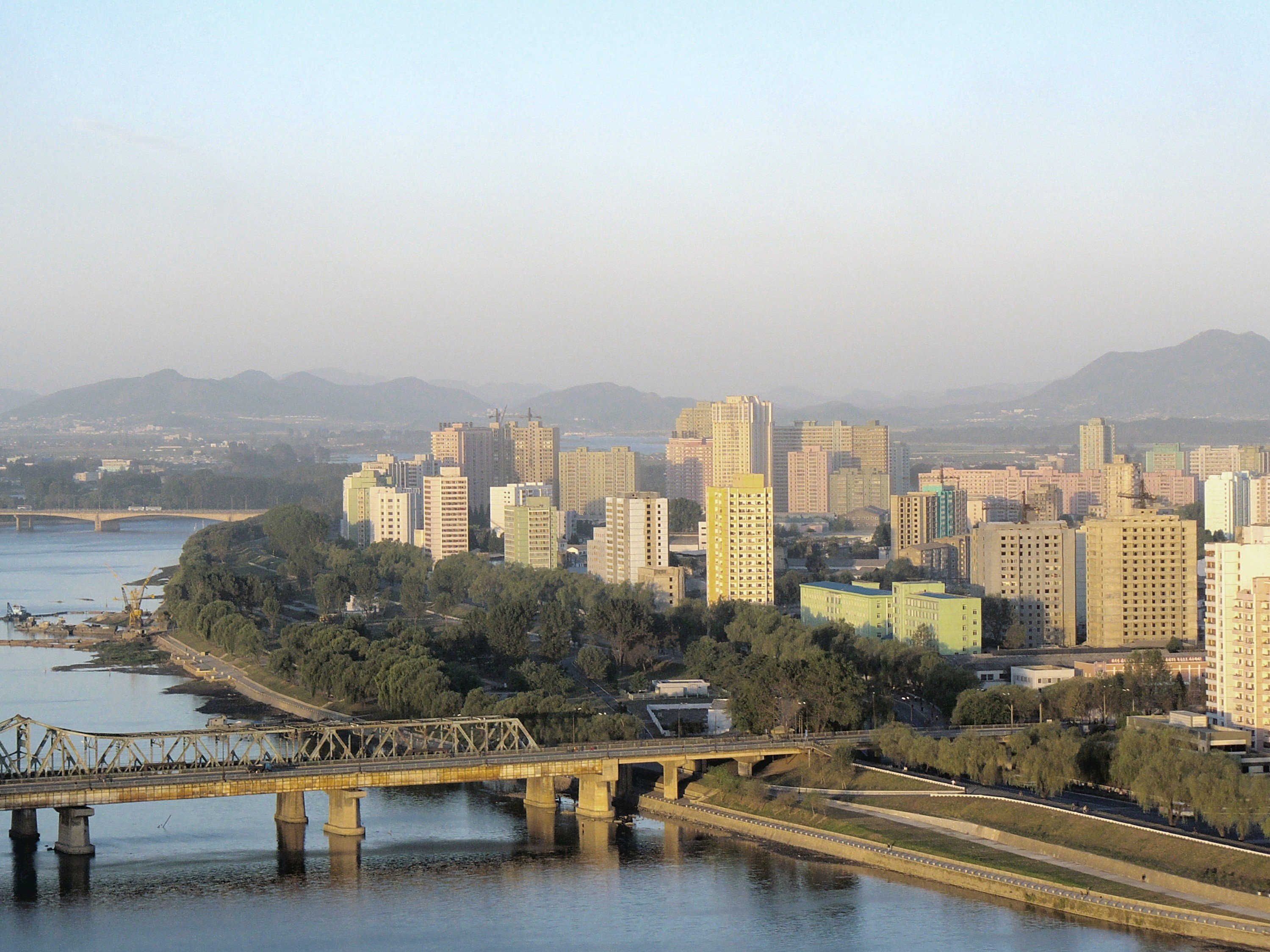 architecture, Building, DPRK, North Korea, Rare, Bridge, Water Wallpaper