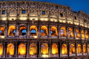 architecture, Building, Ancient, Rome, Colosseum, HDR