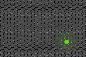 hexagon, Green, Tiled, Minimalism