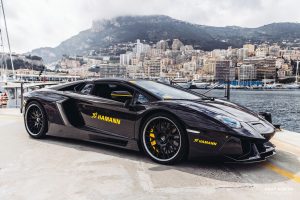Arny North, Lamborghini, Lamborghini Aventador, Hamann, Black cars, Monaco, Lamborghini Aventador LP700 4 Roadster