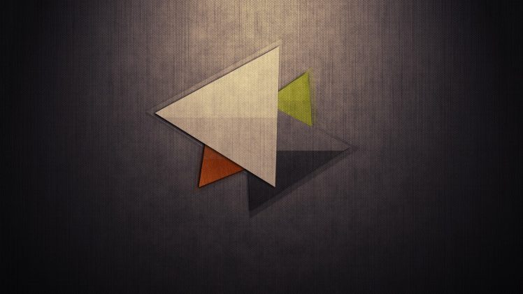 triangle, Simple background HD Wallpaper Desktop Background