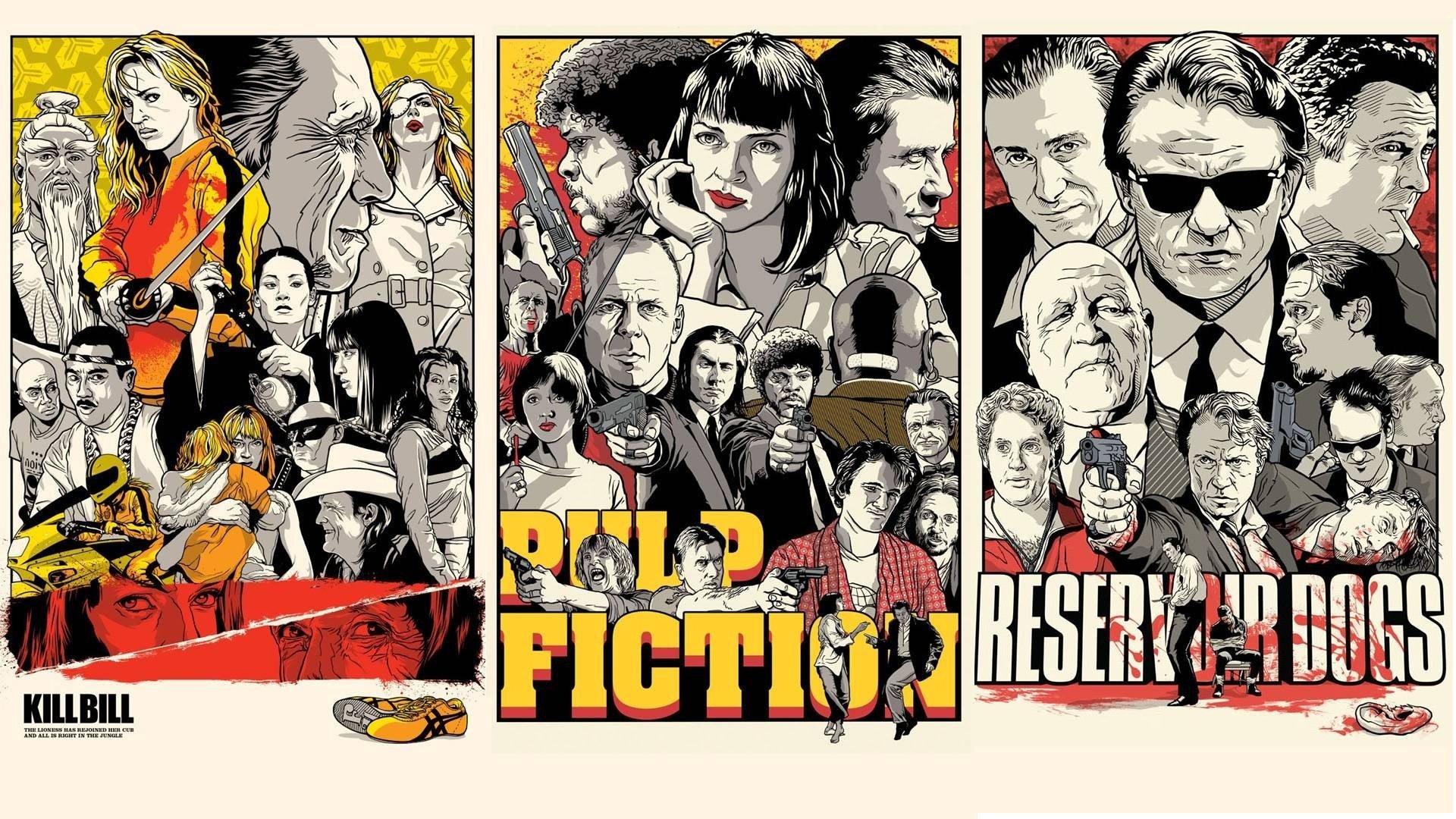 Quentin Tarantino, Kill Bill, Pulp Fiction, Reservoir Dogs Wallpaper