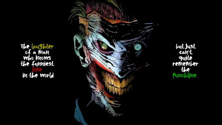 Joker, Quote HD Wallpaper Desktop Background