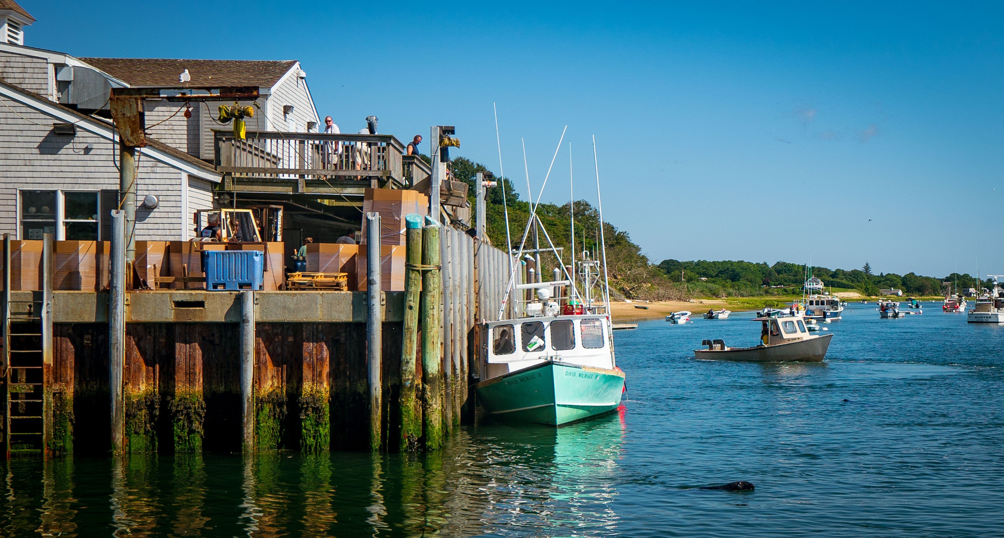 dock, Boat Wallpaper