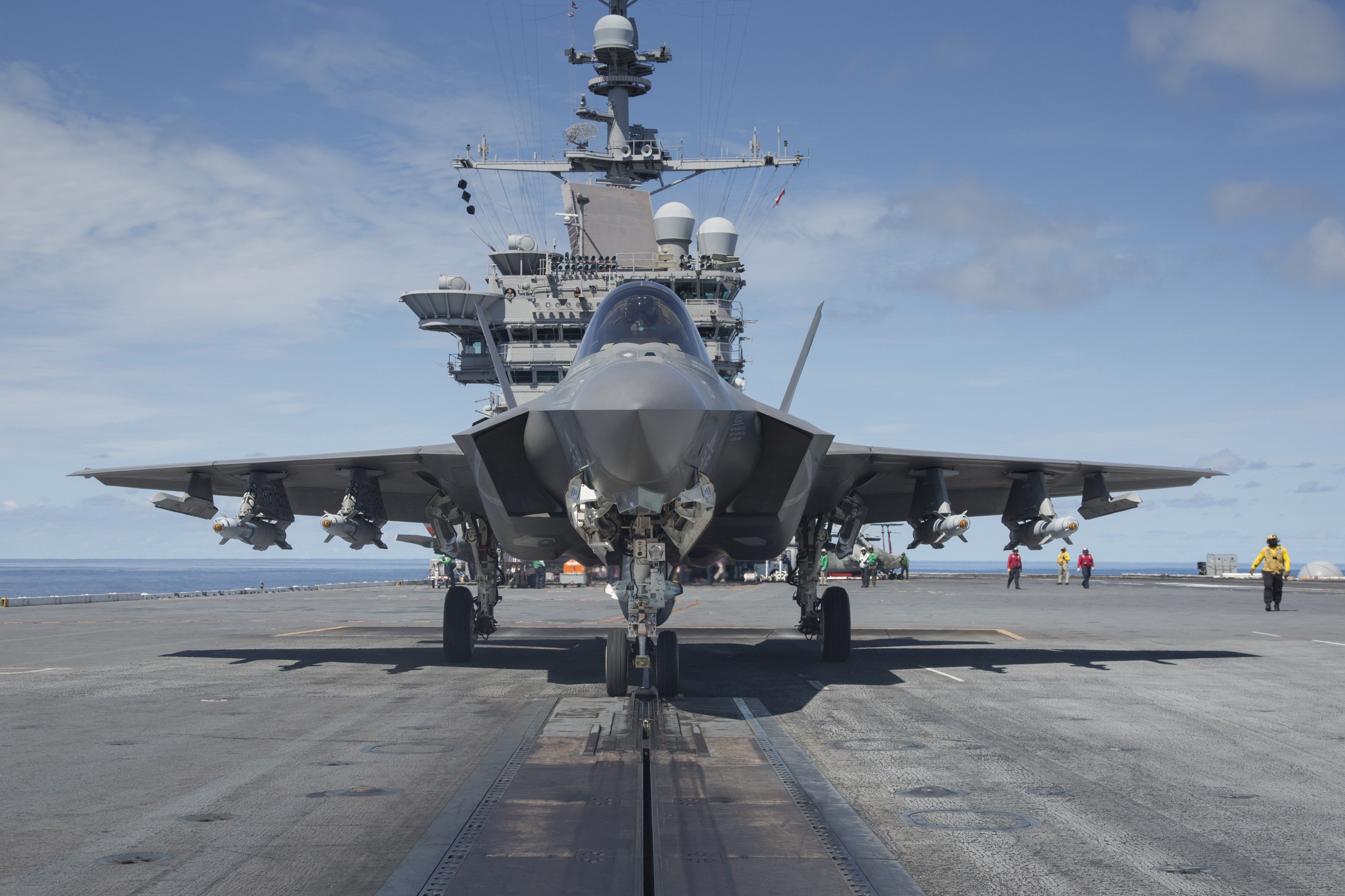 F 35 Lightning II, Military aircraft, Aircraft carrier, Military, Airplane Wallpaper