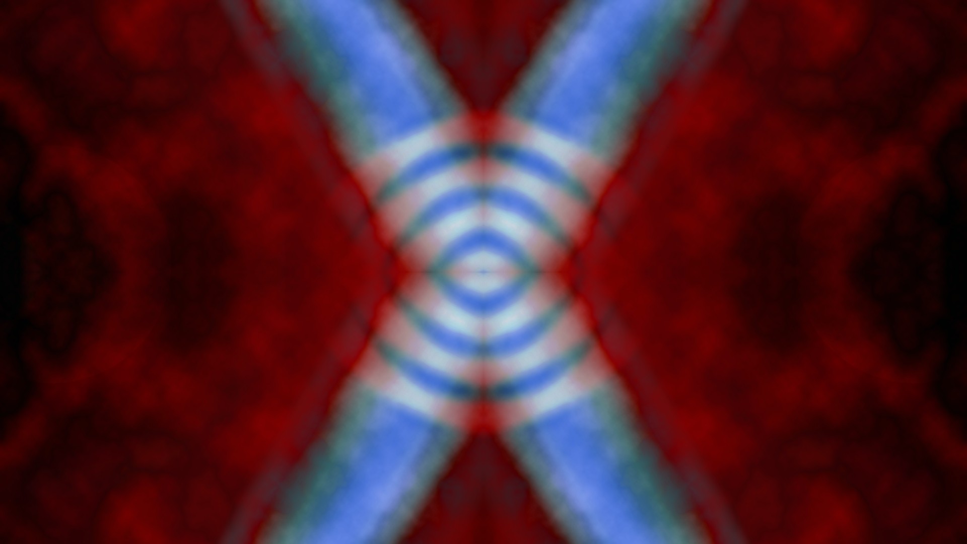 circle, Neon, Mirrored Wallpaper