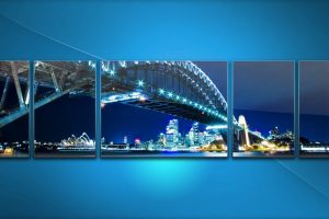 blue, Bridge, Cityscape, Sydney