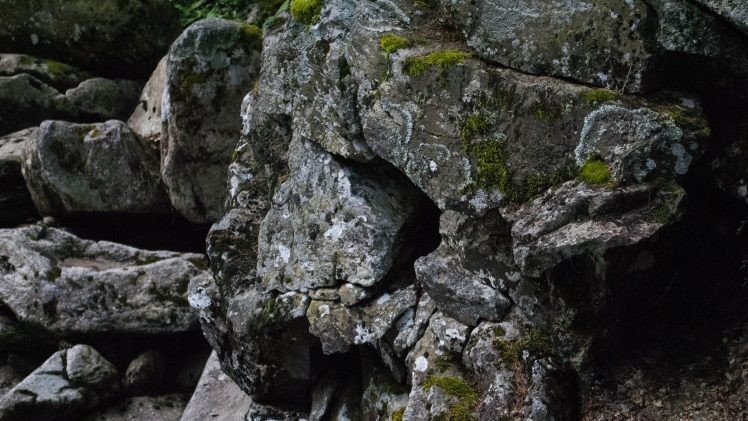 rock, Stones, Moss, Gray, Green, Lichen HD Wallpaper Desktop Background