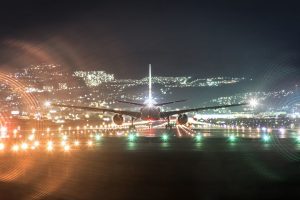 airplane, Photography, Lens flare
