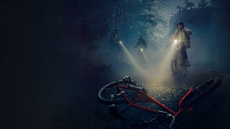 Stranger Things, Bicycle, TV, Netflix HD Wallpaper Desktop Background