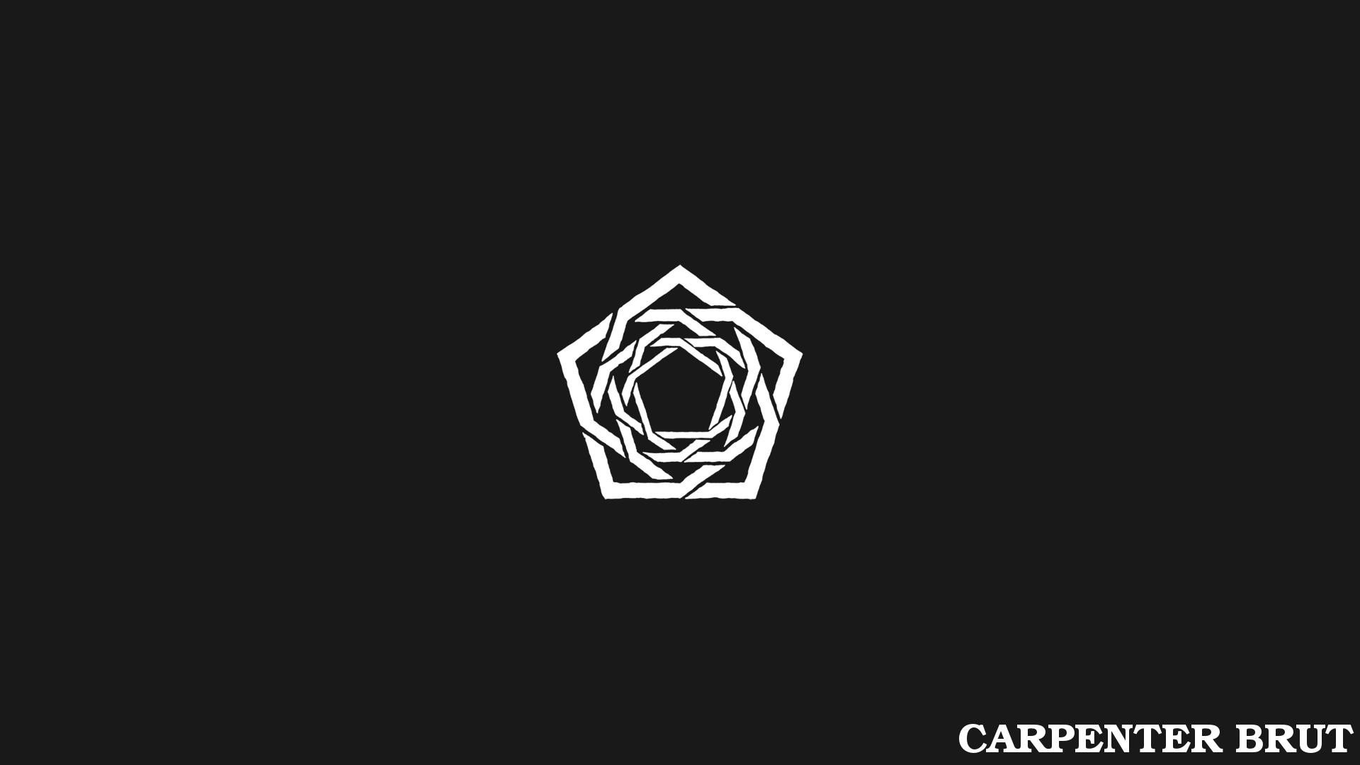 Carpenter Brut, Synthwave, Monochrome Wallpaper