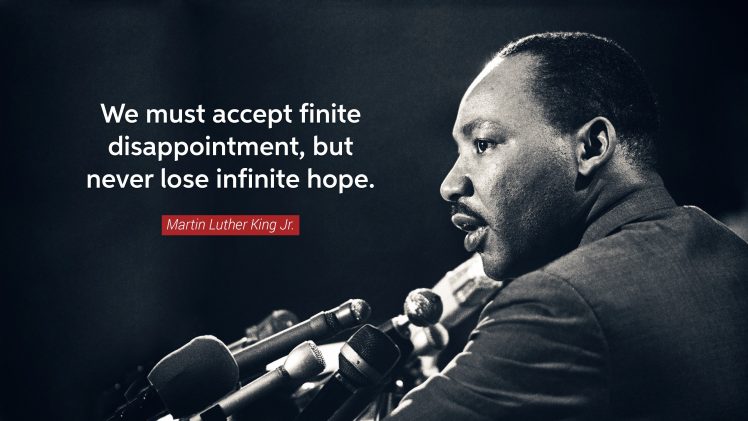 Martin Luther King Jr, Quote, Typography, Minimalism, Inspirational HD Wallpaper Desktop Background
