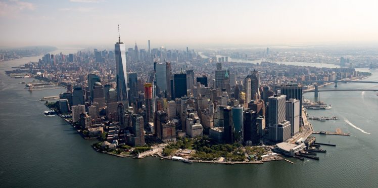 skyscraper, Cityscape, New York City, USA, Manhattan, One World Trade Center HD Wallpaper Desktop Background