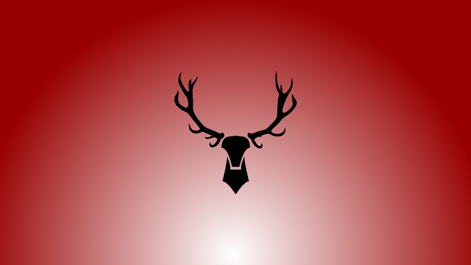 deer, Red Wallpaper