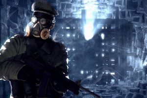 soldier, Apocalyptic, Gas masks, Romantically Apocalyptic