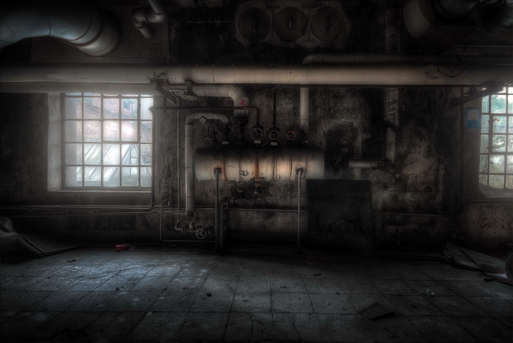  room  Dark  Old Pipes Wallpapers  HD Desktop and Mobile 