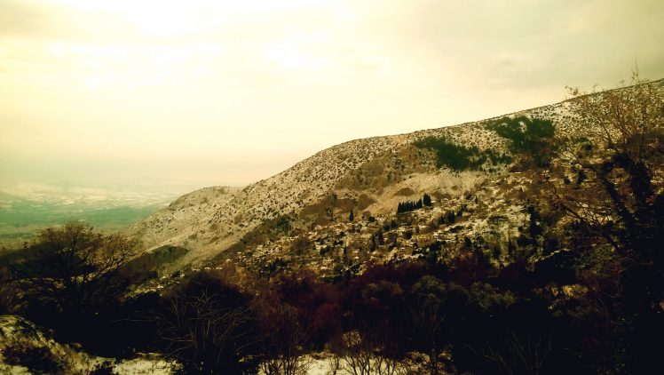 mountains, Villages, Makrinitsa, Pelio HD Wallpaper Desktop Background