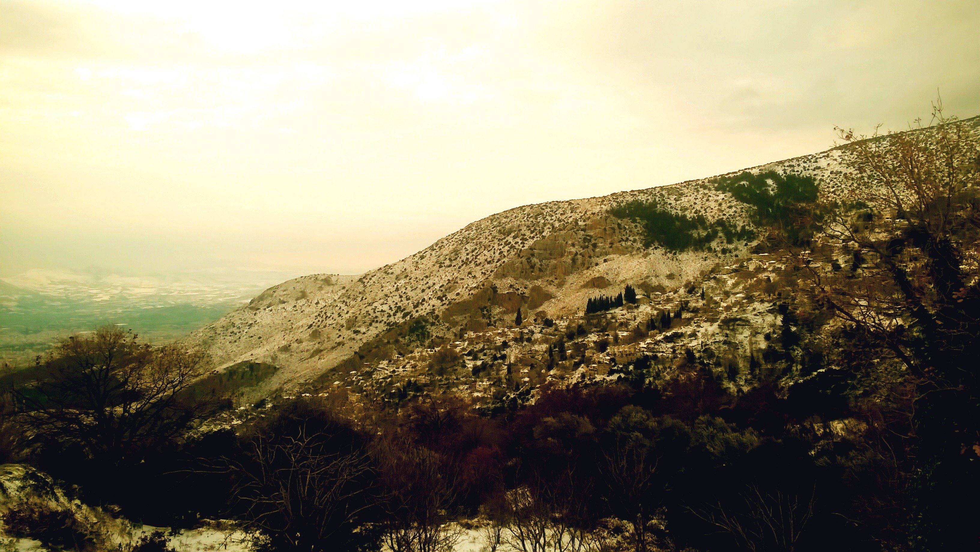 mountains, Villages, Makrinitsa, Pelio Wallpaper