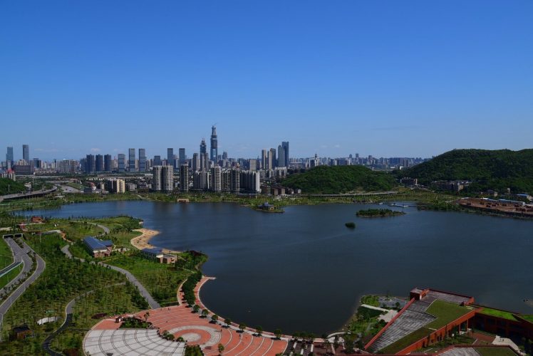 Changsha, China, Hunan, Cityscape HD Wallpaper Desktop Background